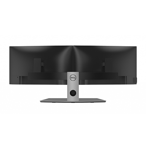 Dual Monitor 27 inch LED IPS, Dell P2714Hc, Black&Silver, cu Suport monitor Dell MDS19, 3 Ani Garantie - imaginea 6